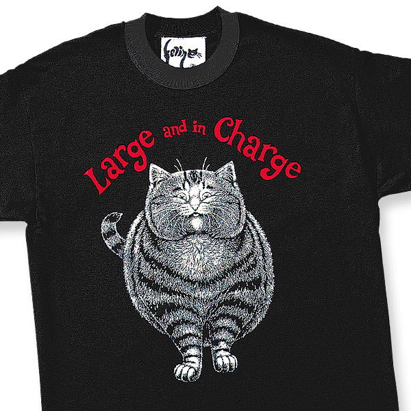 Large And In Charge T-Shirt Black