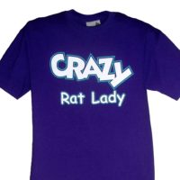 Crazy Rat Lady T-Shirt Purple