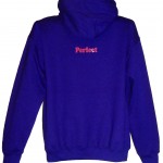 Im Not Perfect But My Dog Is Hoodie Purple Back