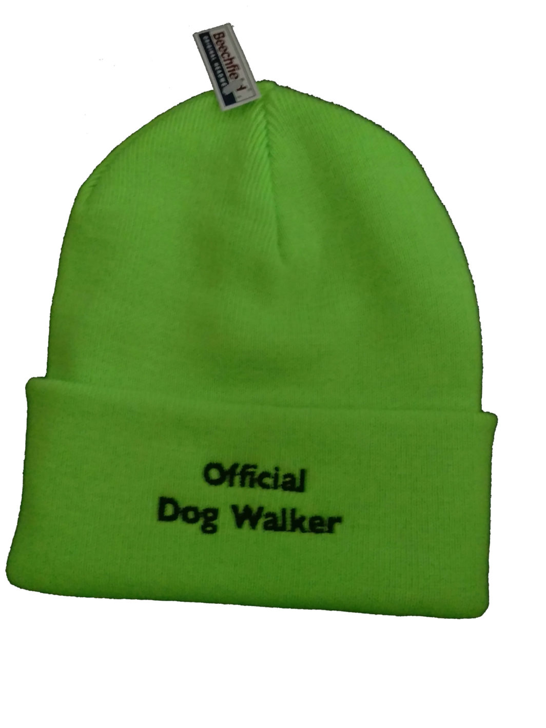 Official Dog Walker Hat Lime Green