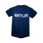 Rattitude T-Shirt Navy Back