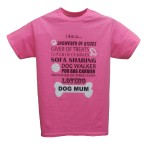 Loving Dog Mum T-Shirt Pink