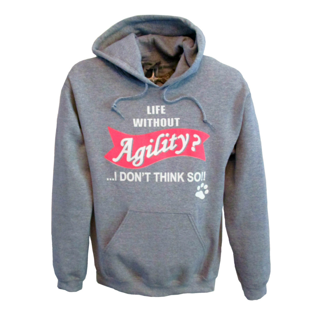Life Without Agility Hoodie Sports Grey Nu