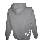 Life Without Rabbits Hoodie Charcoal Back