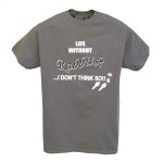 Life Without Rabbits T-Shirt Charcoal