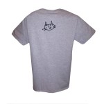 Cat Hair Dont Care T-Shirt Grey Back