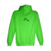 Get Over It Agility Hoodie Lime Green Back