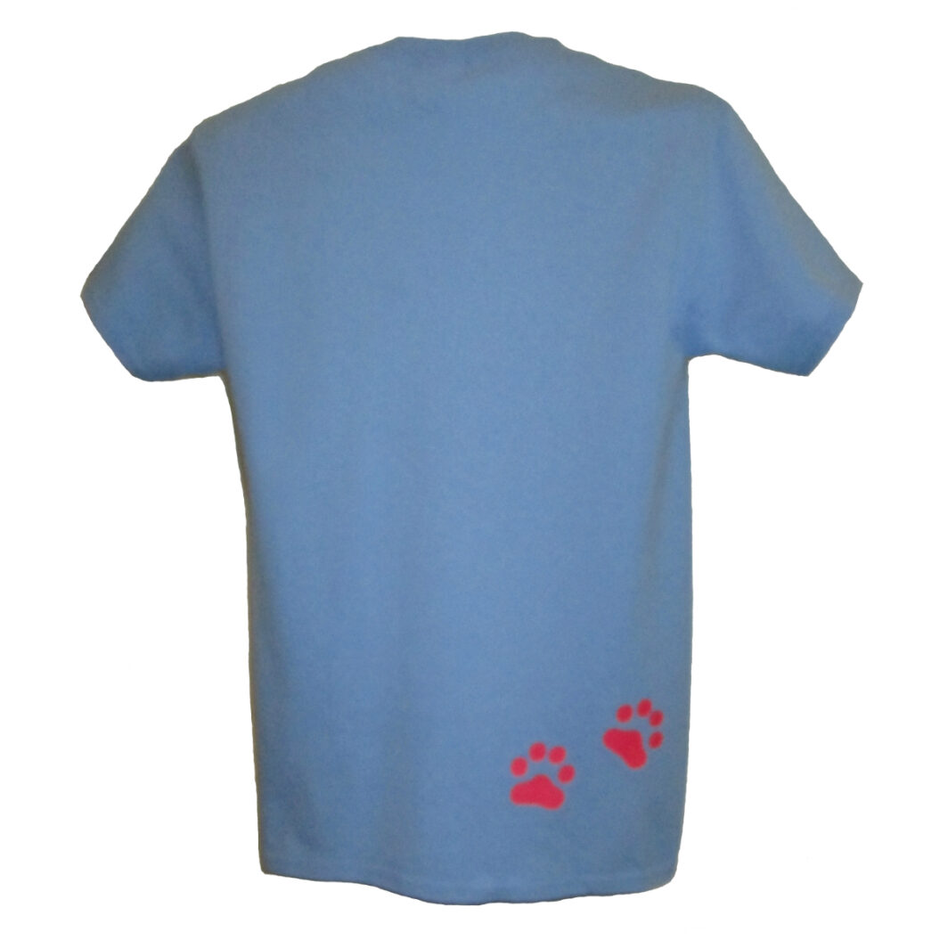Life Without Dogs T-Shirt Blue Back