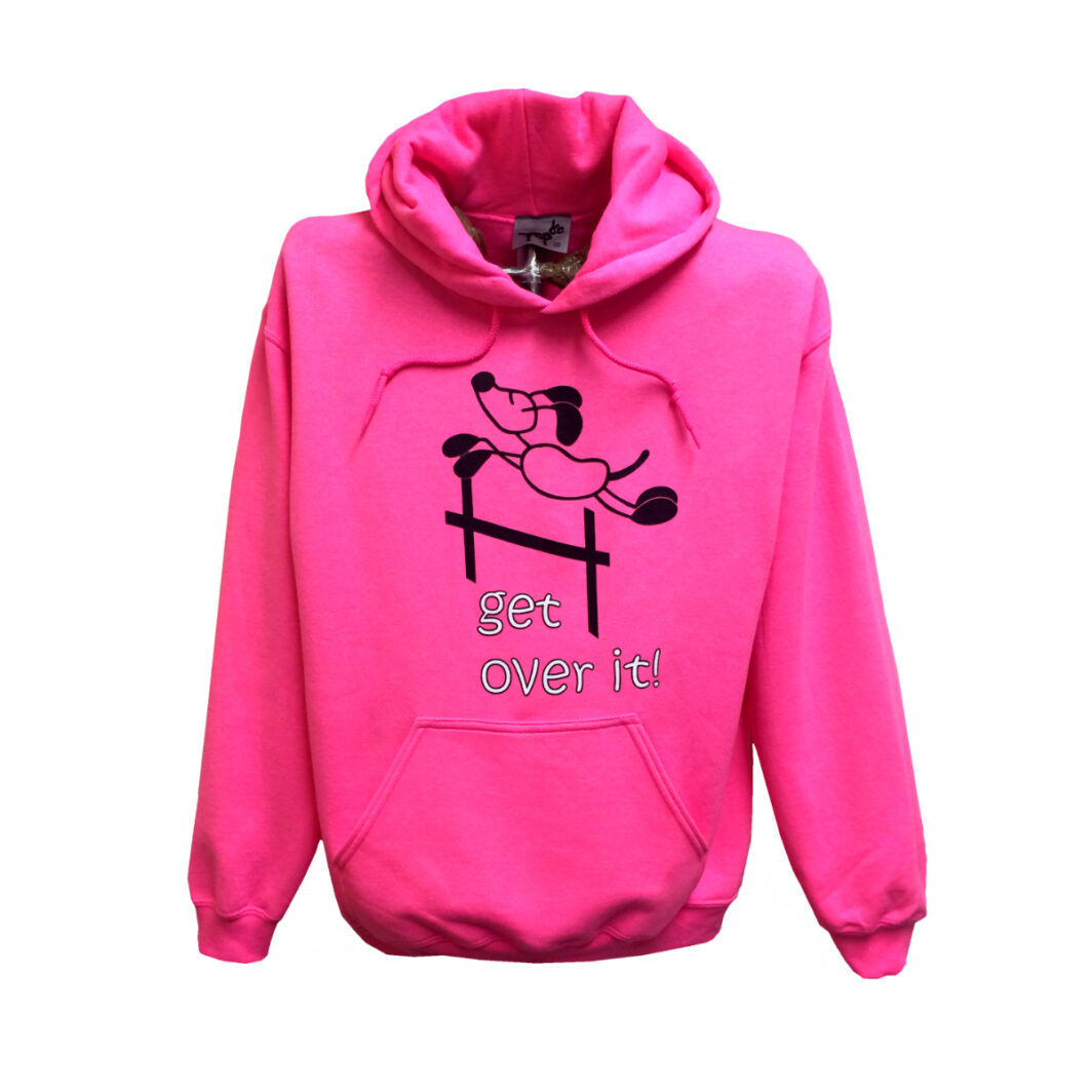 Get Over It Agility Hoodie Pink