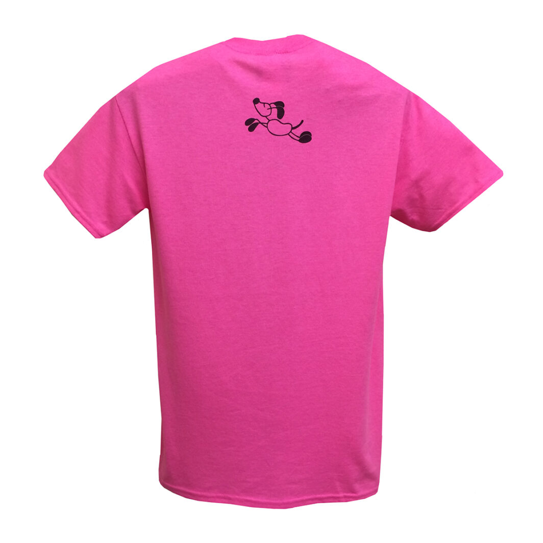 Get Over It Agility T-Shirt Pink Back