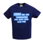 Horses Are like Chocolates T-Shirt Navy