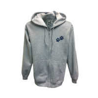 Four Paws One Team Hoodie Grey Back