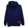 Cat Therapy Hoodie Navy Back