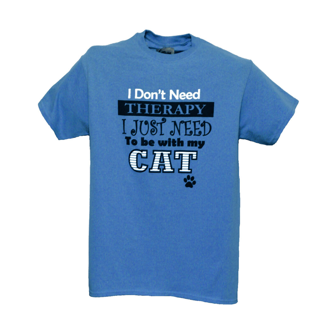 I Don't Need Therapy Cat Blue