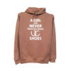 Never Too Many Shoes Horse Hoodie Dusky Pink