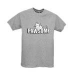 Pawsome T-Shirt Grey