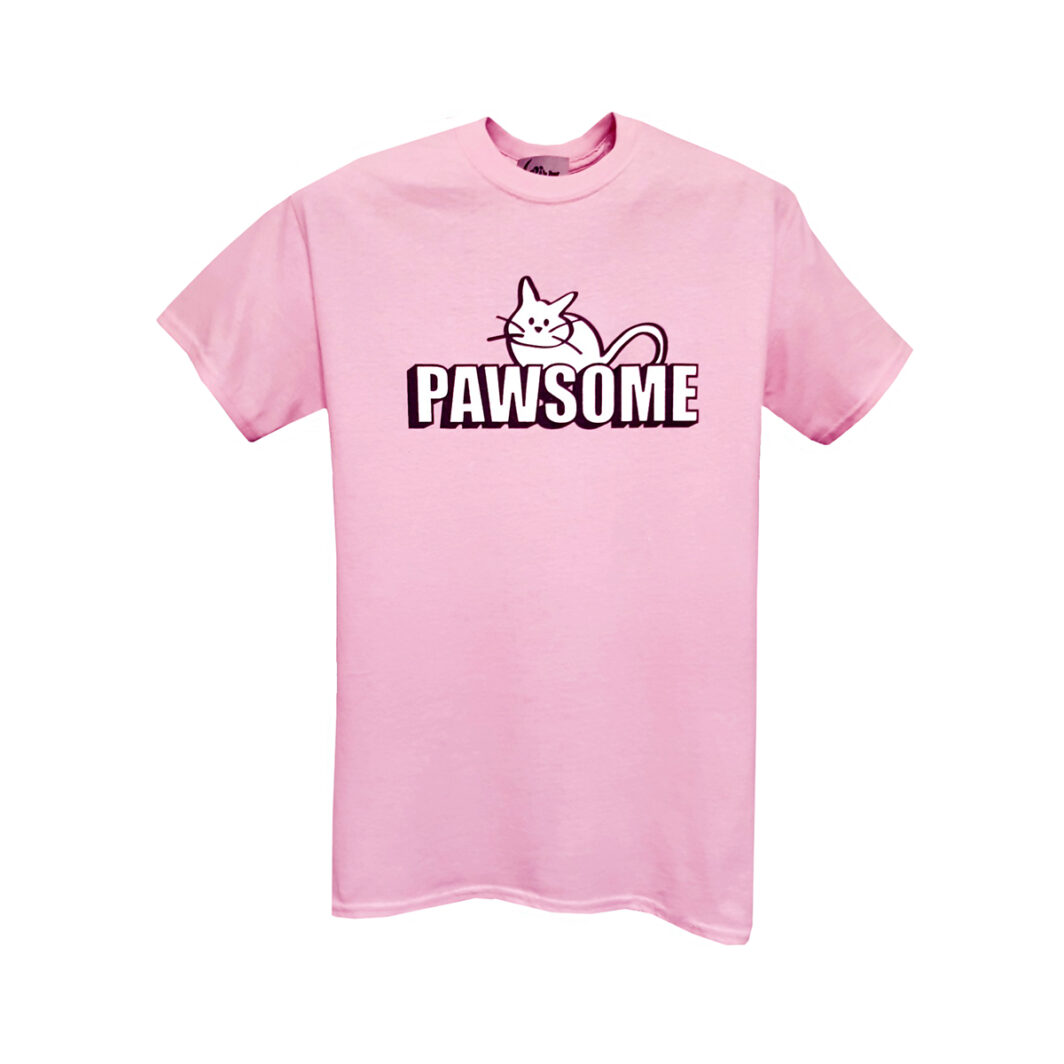 Pawsome T-Shirt Pale Pink