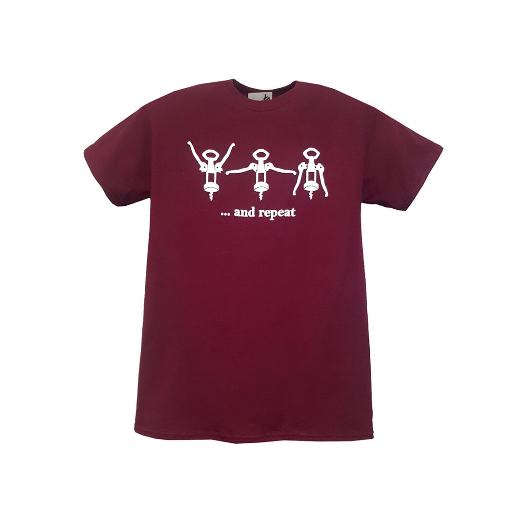 Wine Workout T-Shirt Burgundy 21