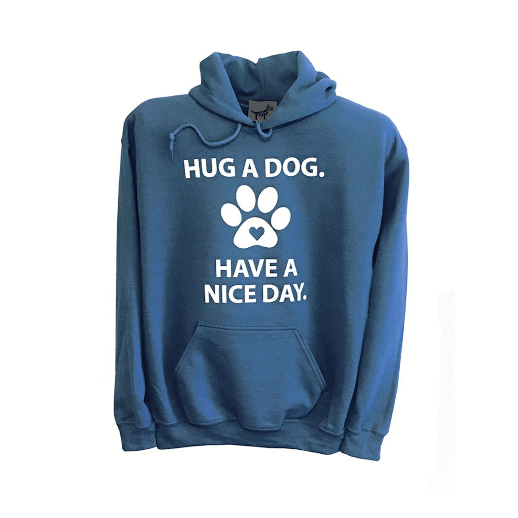 Hug A Dog Hoodie Indigo