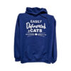 Easily Distracted By Cats Hoodie Indigo