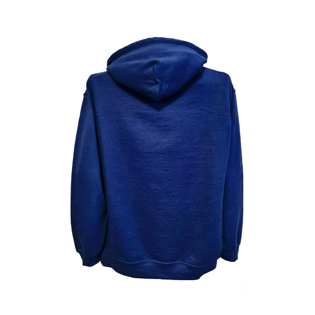 Easily Distracted By Cats Hoodie Indigo Back