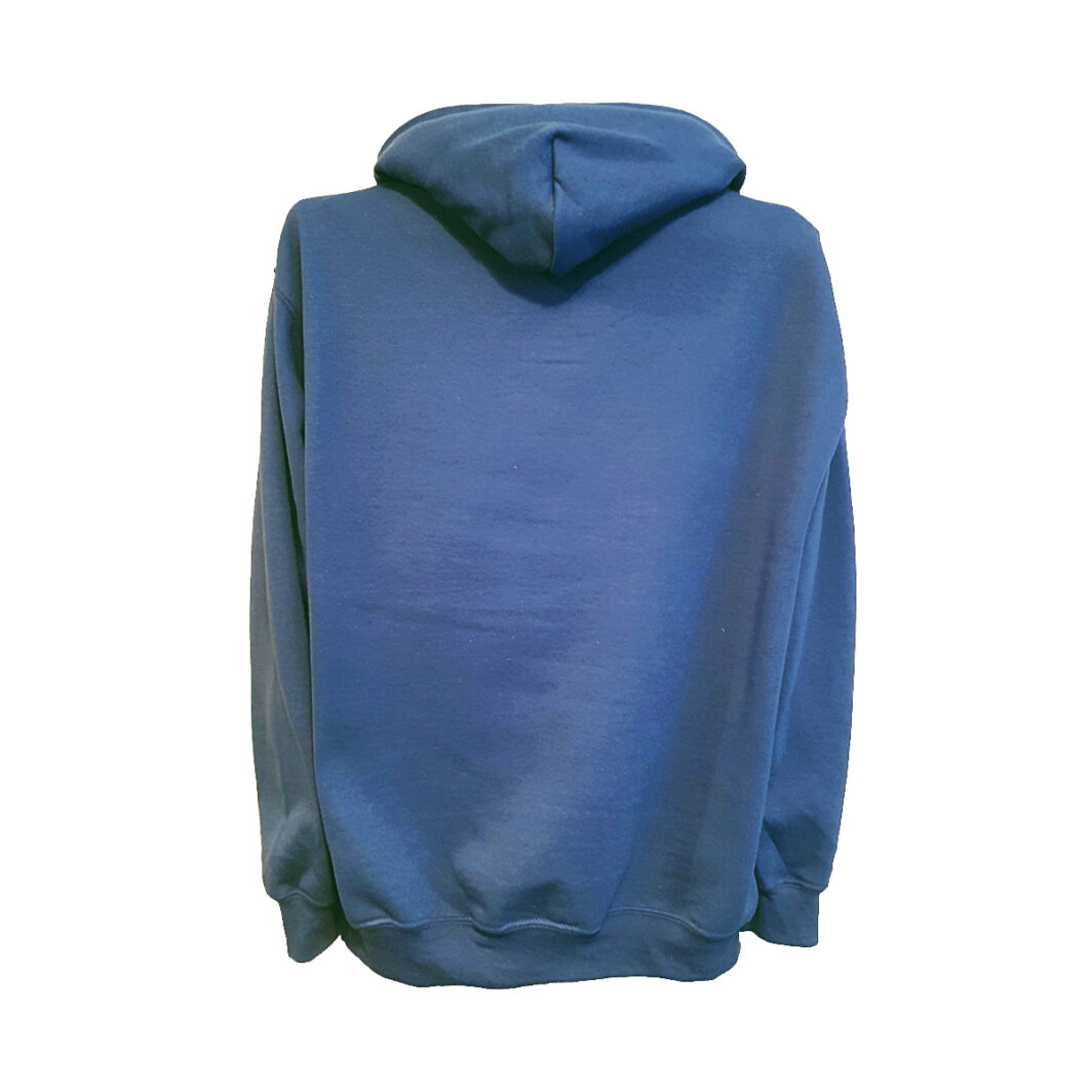 Easily Distracted By Dogs Hoodie Indigo Back